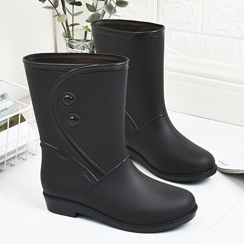 Dames regenlaarzen comfortabel met antislipzool