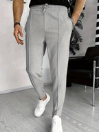 Wafel joggers voor heren