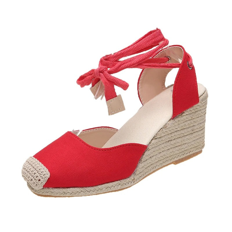 Espadrille sandalen voor dames