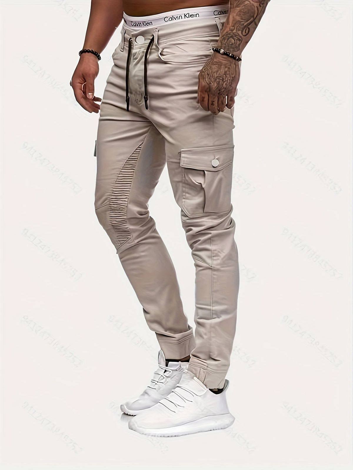 Chique heren stretchbroek in streetstyle