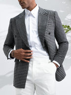 Geruite heren blazer