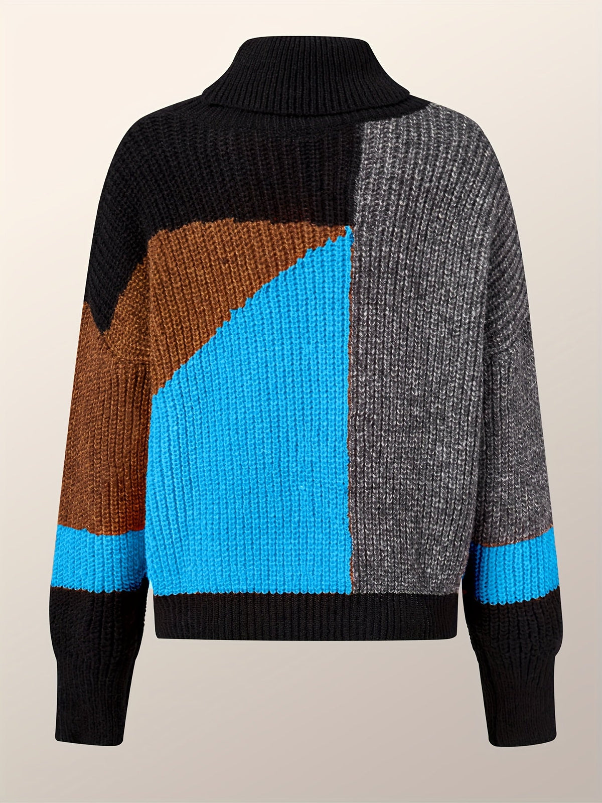 Warme sweater met col