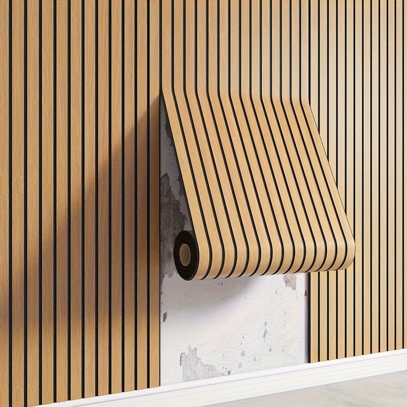 3D zelfklevende wandpanelen met realistische houtlook