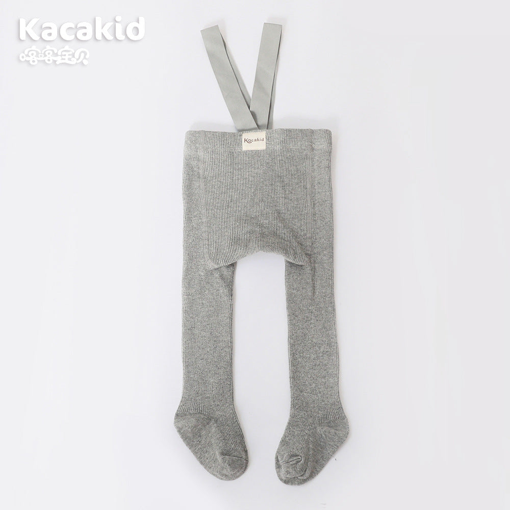 Baby meisjes en jongens knit broekje met hoge taille
