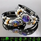 Lichtgevende zodiak armband