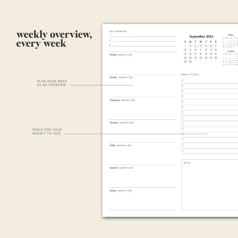 Dagelijkse planner 24-25