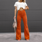 Flared vogue stijl broek