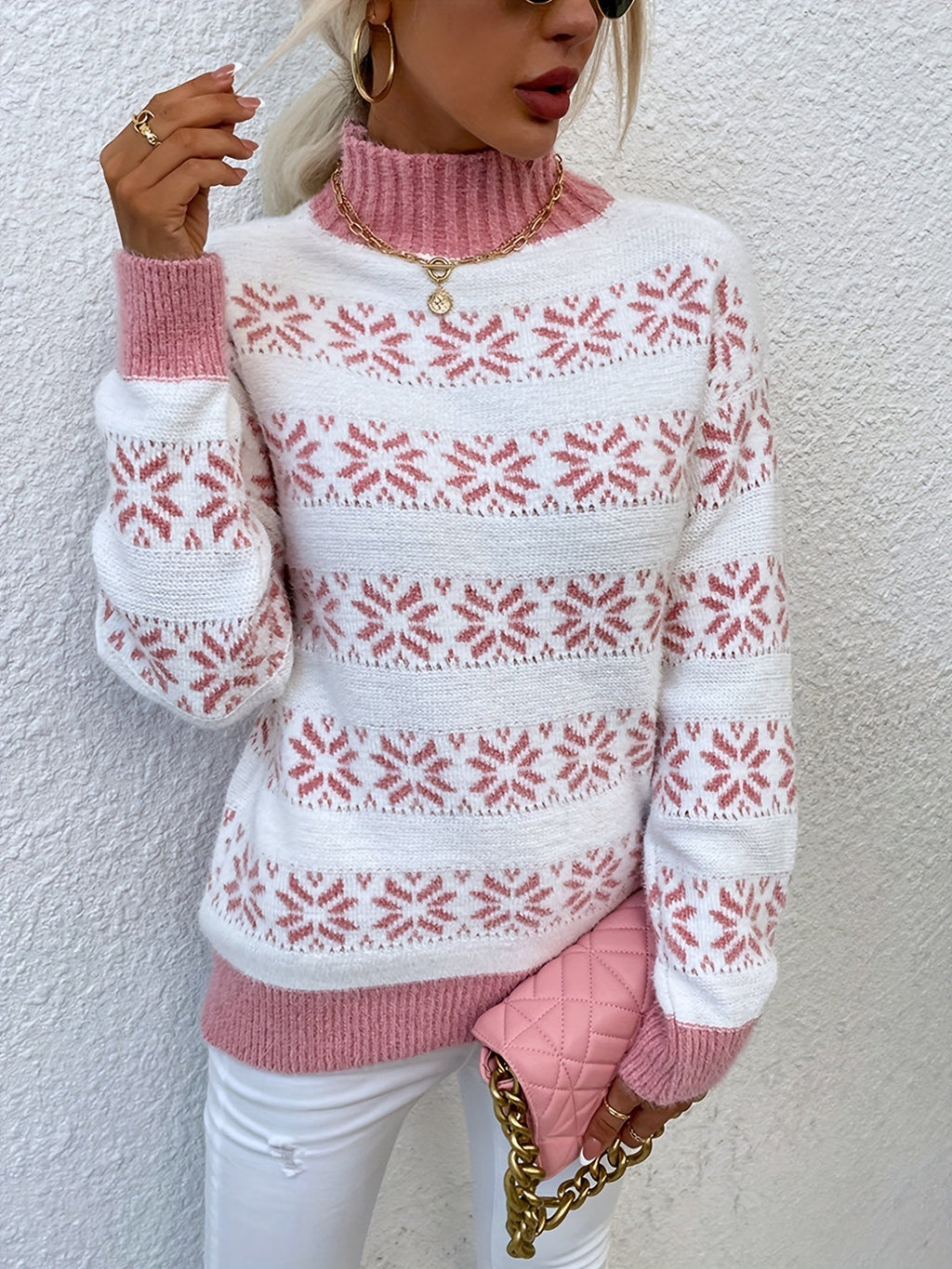 Christmas patroon trui