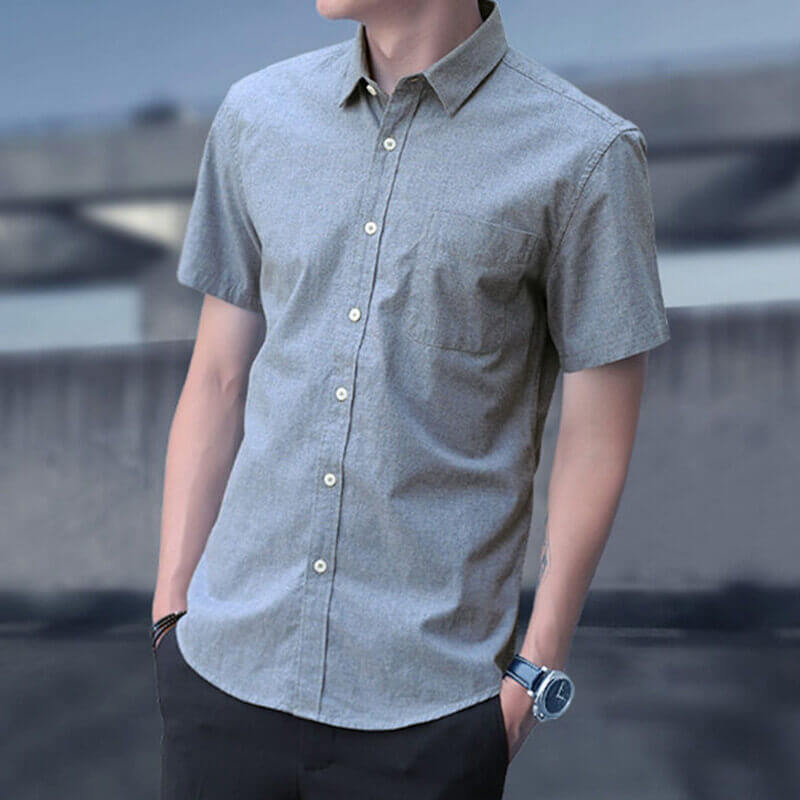Bequem & stijlvol ademend heren poloshirt met knopsluiting — afbeelding 18