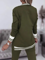 Casual streetwear gestreepte set