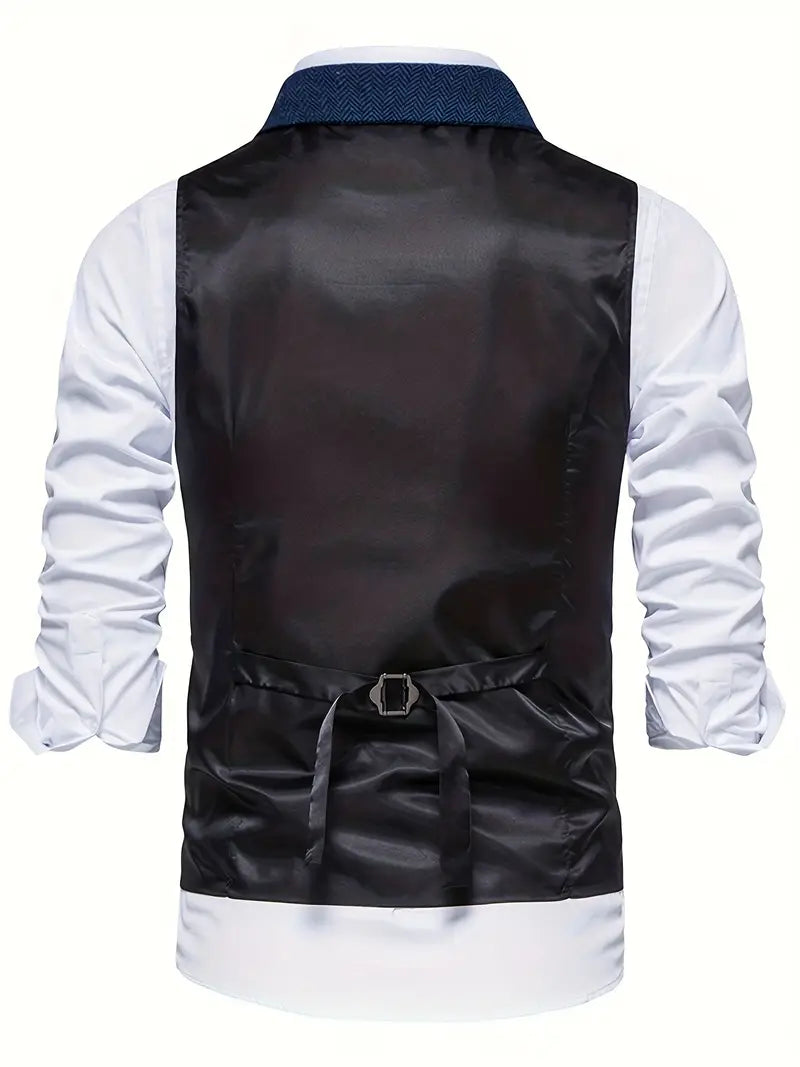 Herringbone blazer voor heren
