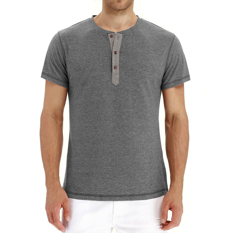 Zomers katoenen heren T-shirt