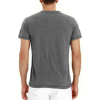 Zomers katoenen heren T-shirt