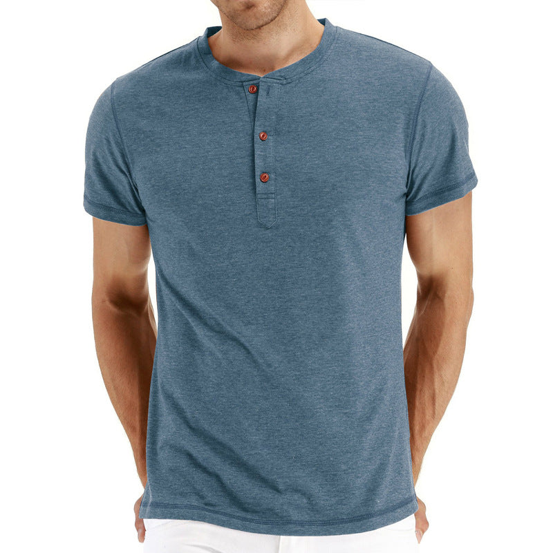 Zomers katoenen heren T-shirt