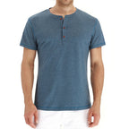 Zomers katoenen heren T-shirt