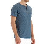 Zomers katoenen heren T-shirt