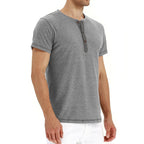 Zomers katoenen heren T-shirt — afbeelding 12