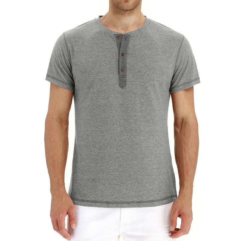 Zomers katoenen heren T-shirt