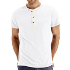 Zomers katoenen heren T-shirt