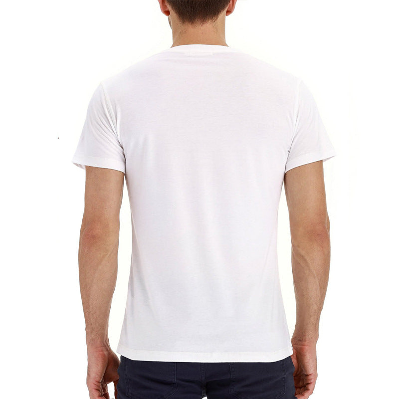 Zomers katoenen heren T-shirt — afbeelding 39