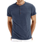 Zomers katoenen heren T-shirt