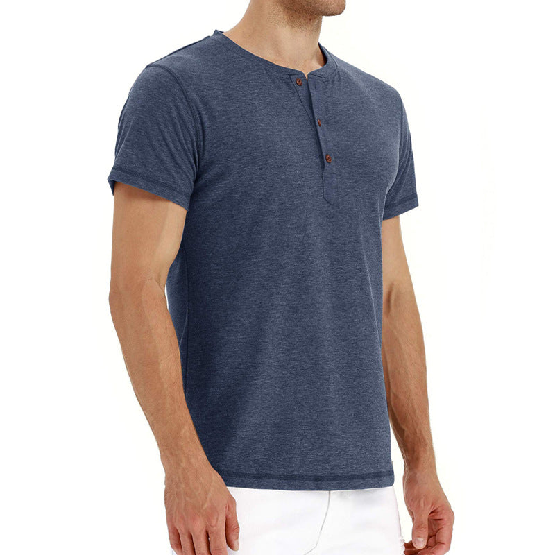 Zomers katoenen heren T-shirt