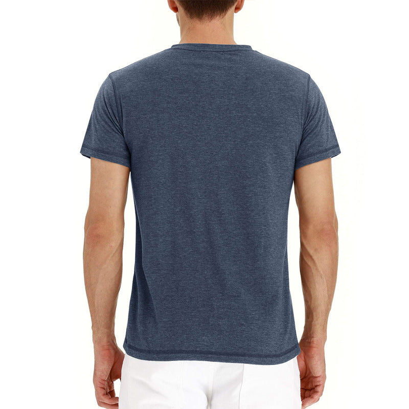 Zomers katoenen heren T-shirt