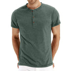 Zomers katoenen heren T-shirt