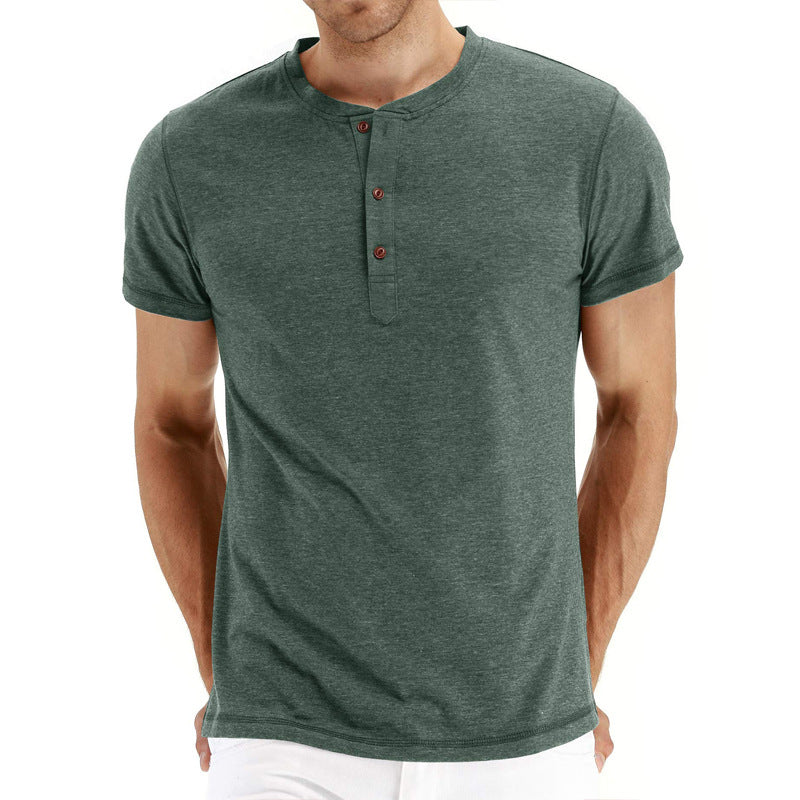 Zomers katoenen heren T-shirt