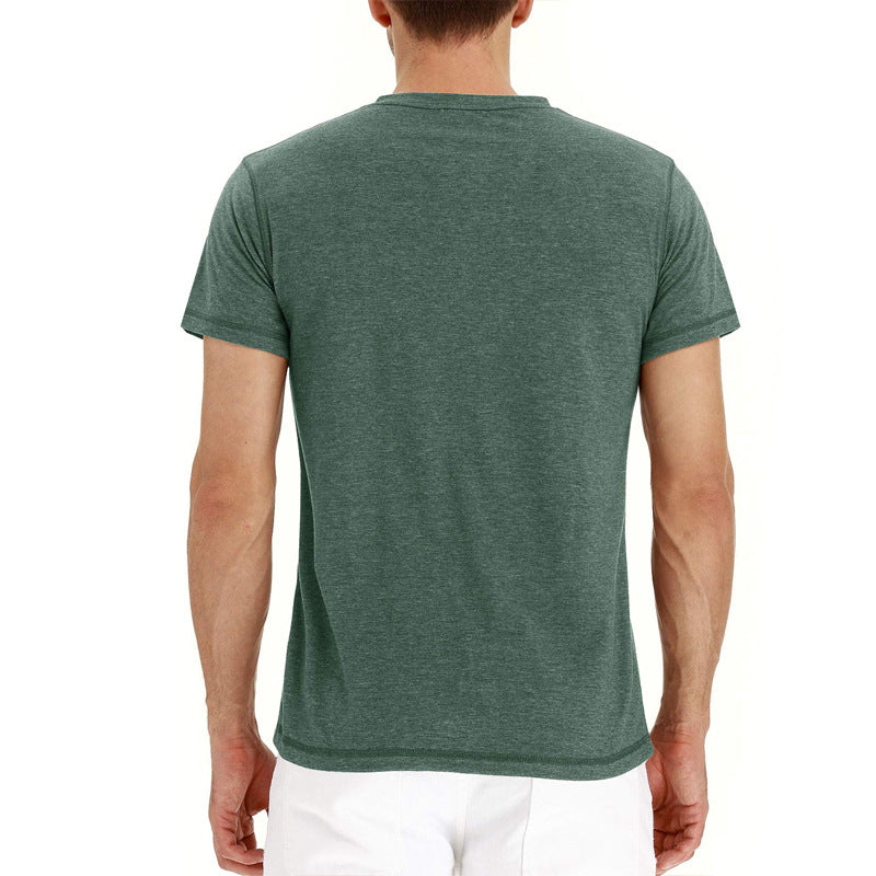 Zomers katoenen heren T-shirt
