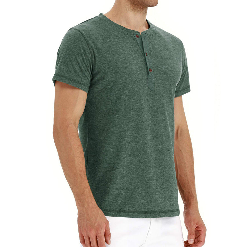 Zomers katoenen heren T-shirt