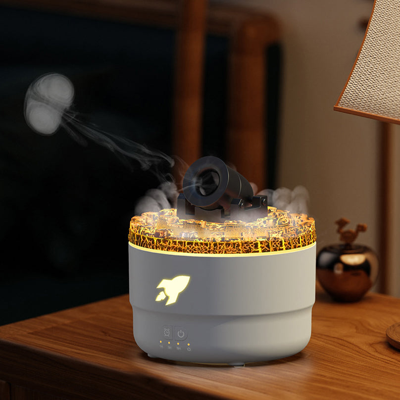 Aroma diffuser en luchtbevochtiger met nachtlamp
