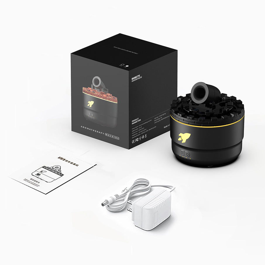 Aroma diffuser en luchtbevochtiger met nachtlamp
