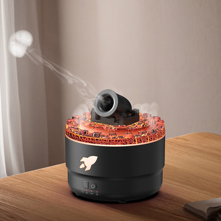 Aroma diffuser en luchtbevochtiger met nachtlamp