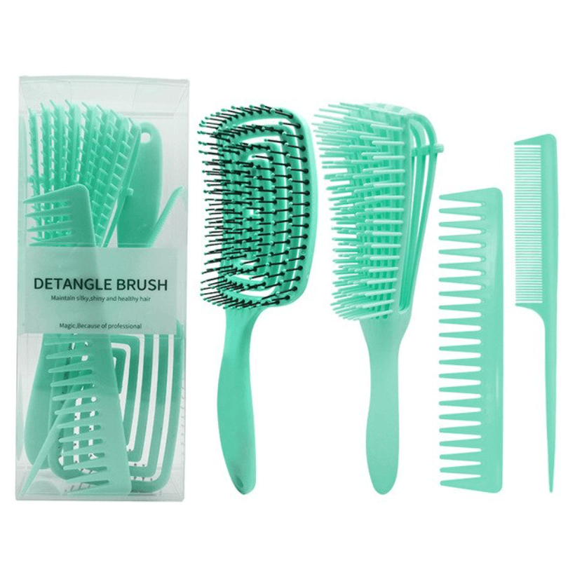 Ontklit haar borstel set