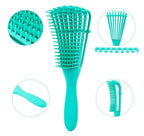 Ontklit haar borstel set