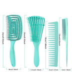 Ontklit haar borstel set