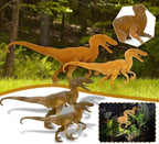Metalen dinosaurusdecoratie voor de tuin