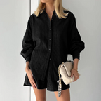 2-Delige zomerset met blouse en short