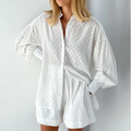 2-Delige zomerset met blouse en short