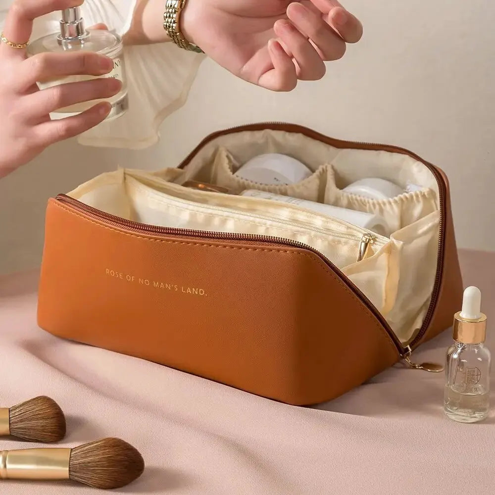 MAKE-UP ORGANIZER MET RITSSLUITING – TOILETTAS VOOR REIZEN — afbeelding 15