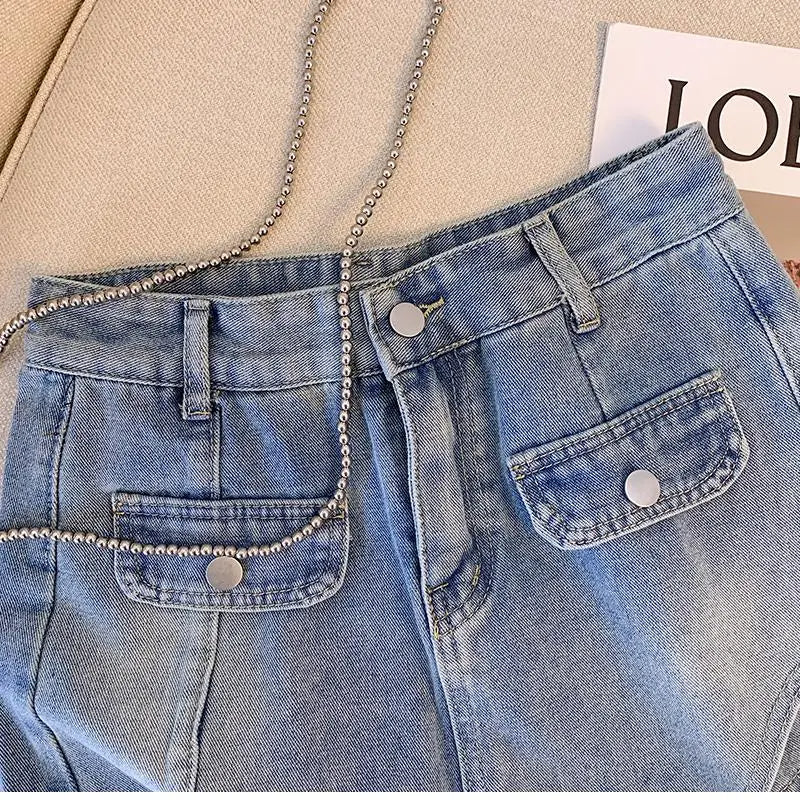 Sarah plus size denim short
