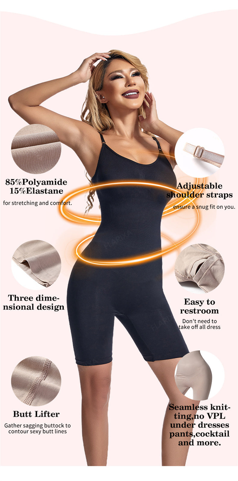 Isa plus size bodysuit