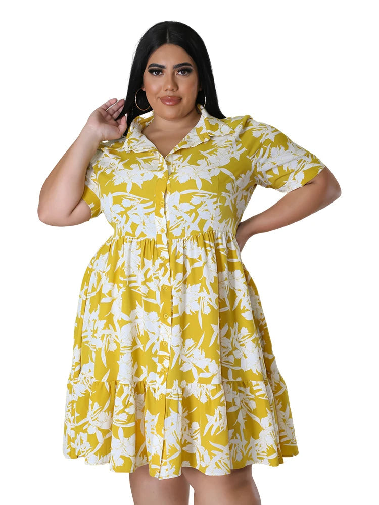 Franka plus size jurk