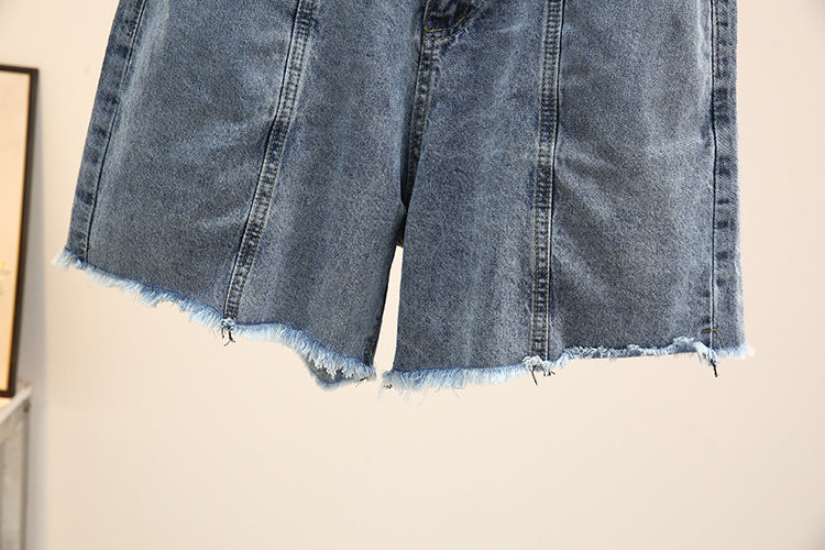 Sanne plus size denim short