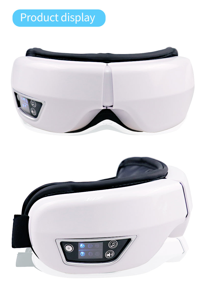 Oogmassageapparaat met luchtdruk, trilling, warmte en Bluetooth