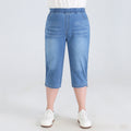 Leah plus size driekwartsbroek