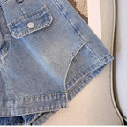 Sarah plus size denim short