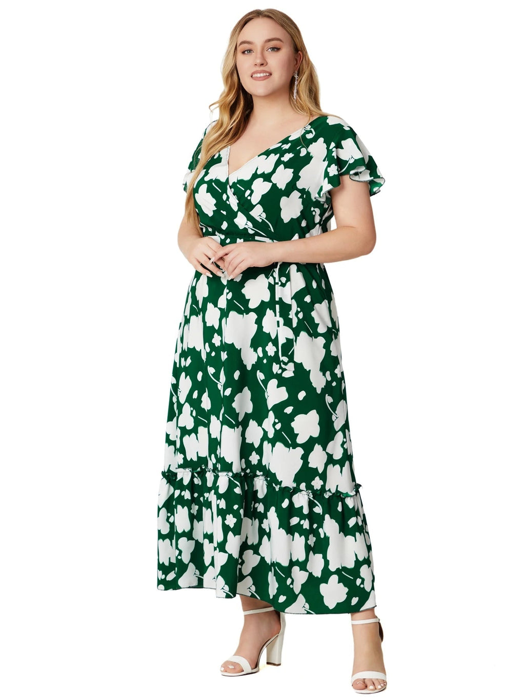 Monica plus size jurk