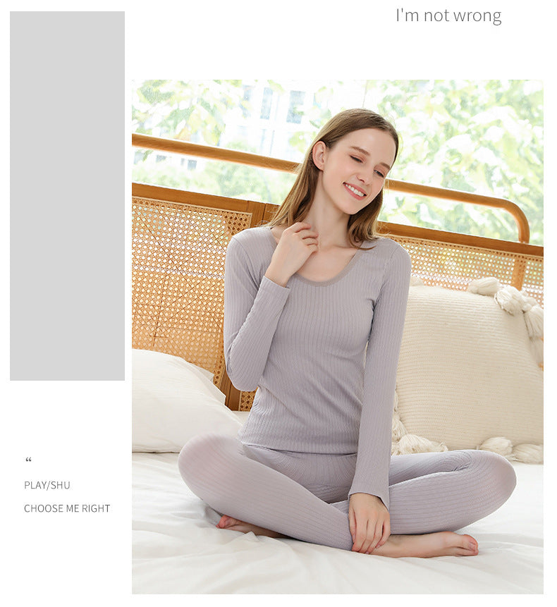 Warm thermo ondergoed set - vormgevende thermokleding voor vrouwen